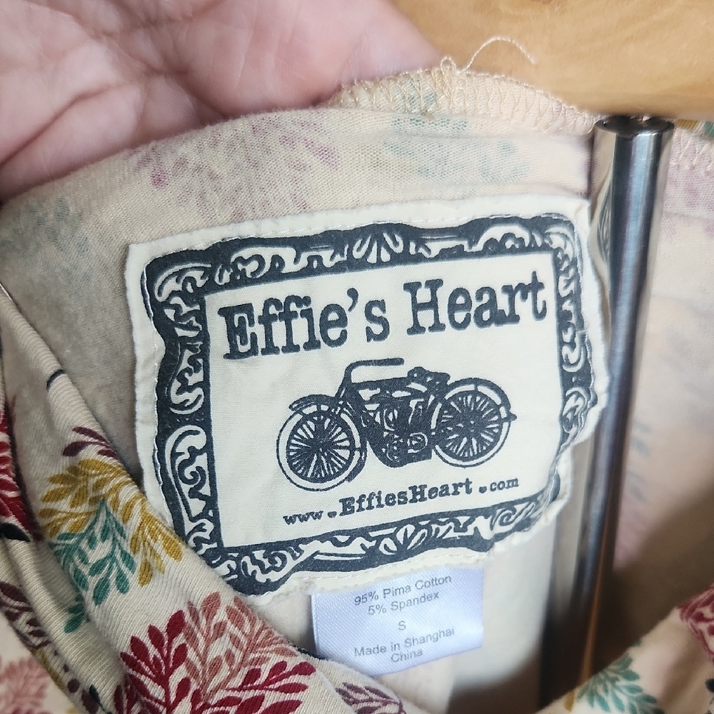 Effie's Heart Cream and Multicolor Leaf Print Top - Picture 3 of 7
